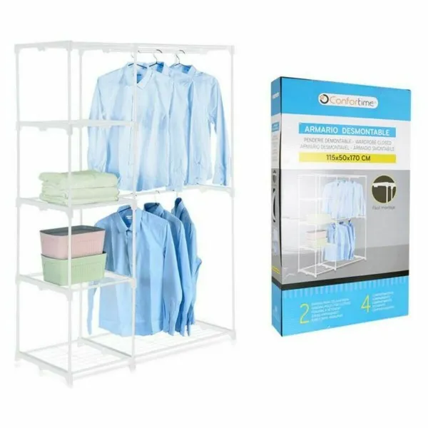 Cabinet that can be Dismantled Confortime Metal 115 x 50 x 170 cm