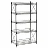 Полка Confortime Металл Чёрный 52 x 34 x 110 cm (2 штук)