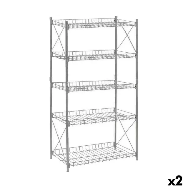 Plaukti Confortime Metāls 52 x 34 x 110 cm (2 gb.)