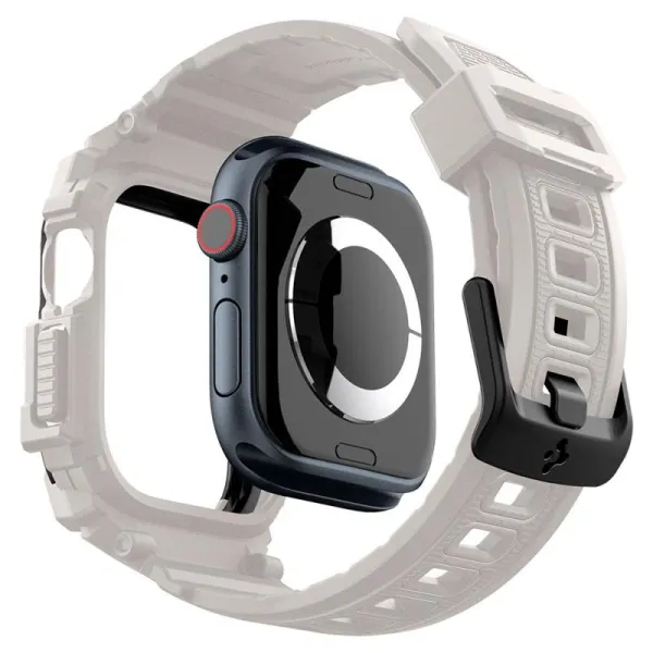 Spigen Rugged Armor Pro - Band with Case for Apple Watch 10 46 mm (Dune Beige)