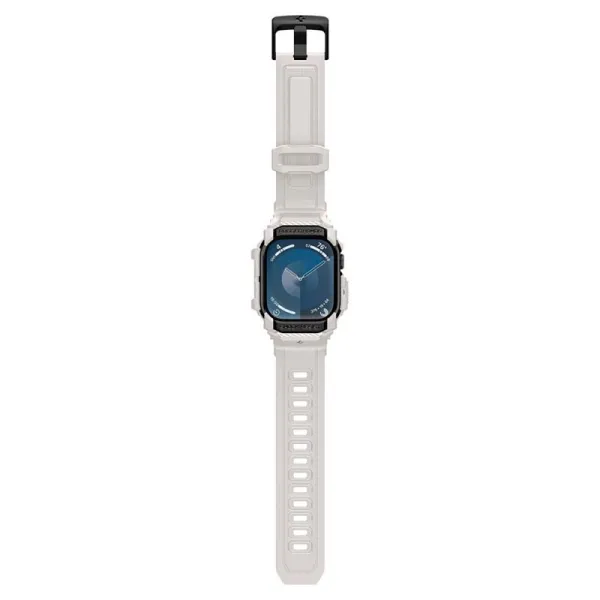 Spigen Rugged Armor Pro - Band with Case for Apple Watch 10 46 mm (Dune Beige)