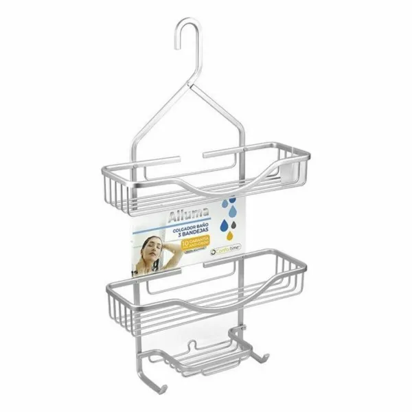 Kylpyhuonehyllyt Confortime Alluma 35,6 x 12 x 63,5 cm (4 osaa)