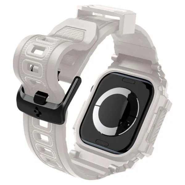 Spigen Rugged Armor Pro - Band with Case for Apple Watch 10 46 mm (Dune Beige)