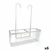 Bathroom Shelves Confortime Alluma Silver Aluminium 35,7 x 12,7 x 44,5 cm (6 Units)