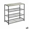 Lentyna Confortime Juoda Metalinis 60 x 30 x 63,5 cm (3 vnt.)