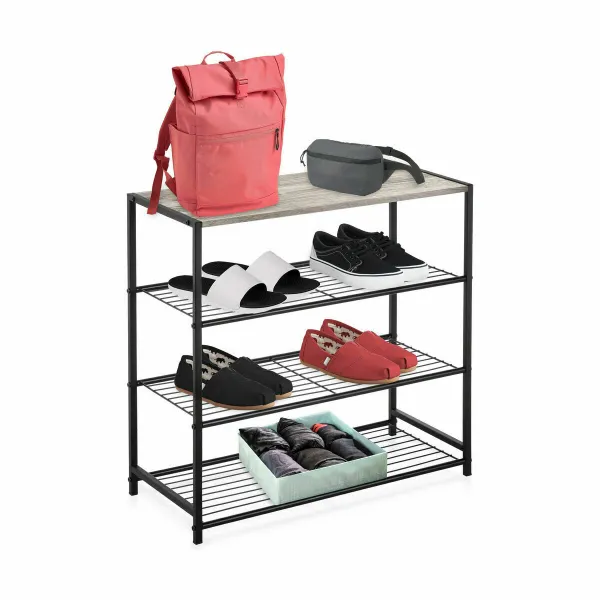 Полка Confortime Чёрный Металл 60 x 30 x 63,5 cm (3 штук)