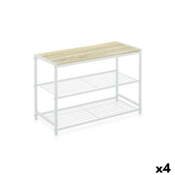 Полка Confortime 3 Полки Металл 60 x 30 x 43 cm (4 штук)