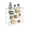 Hyllyt Confortime Valkoinen Puu Metalli 60 x 30 x 63,5 cm (3 osaa)