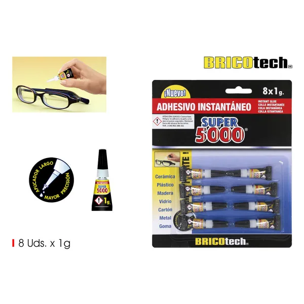 Мгновенный клей Bricotech Super 5000 1 g (36 штук)
