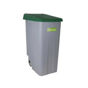 Мусорный бак с колесами Denox 110 L Зеленый 58 x 41 x 89 cm (2 штук)