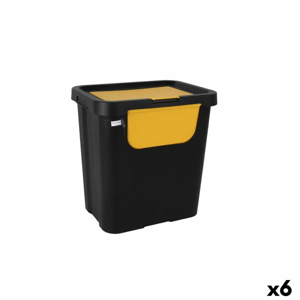 Kierrätysastia Tontarelli Moda double Keltainen (6 osaa) 24 L