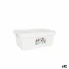 Uzglabāšanas Kaste ar Vāku Tontarelli Maya Balts 4,2 L 28 x 18 x 11,2 cm (12 gb.)