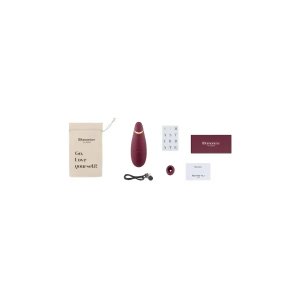 Clitoris Suction Stimulator Womanizer Premium 2 Burgundy