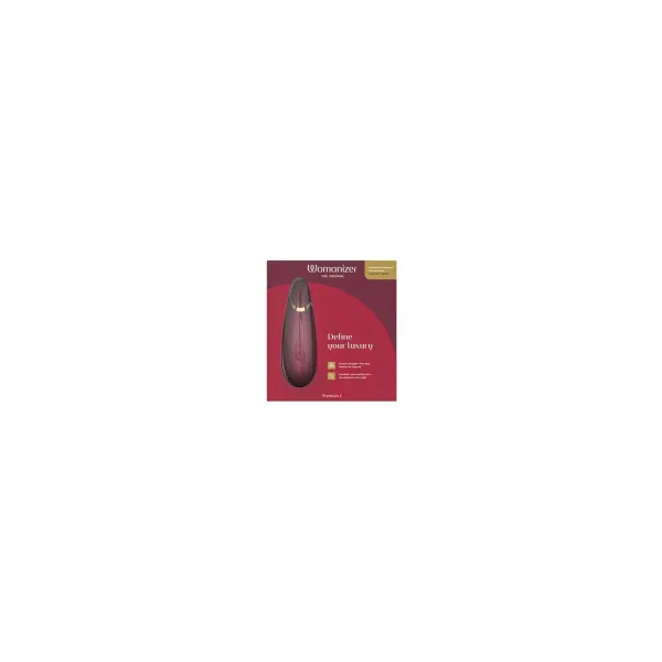 Clitoris Suction Stimulator Womanizer Premium 2 Burgundy