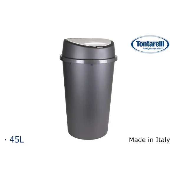 Мусорное ведро Tontarelli Bingo Графитовый 45 L (10 штук)