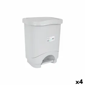 Šiukšliadėžė su pedalu Tontarelli Idea Pilka 24 L (4 vnt.)