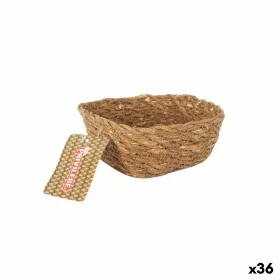Monikäyttöinen kori Privilege   Ruskea korihuonekalut Neliö 12 x 12 x 5 cm (36 Osaa)
