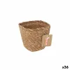 Multi-purpose basket Privilege   Brown wicker Squared 12 x 12 x 11 cm (36 Units)
