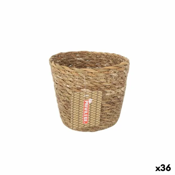 Monikäyttöinen kori Privilege   Ruskea korihuonekalut Pyöreä ø 12 x 11 cm (36 Osaa)