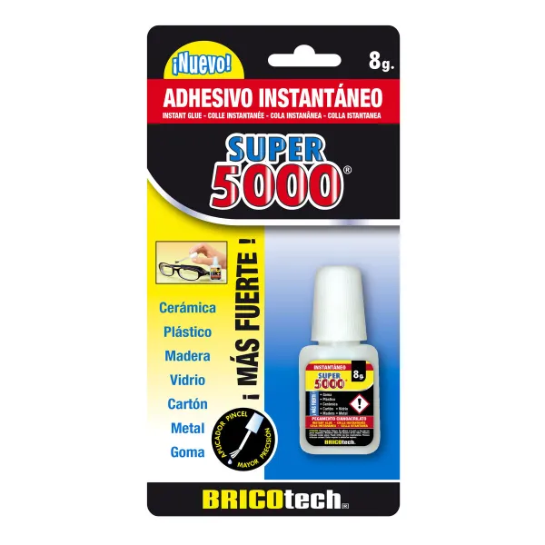 Super klijai Bricotech Super 5000 8 g (24 vnt.)