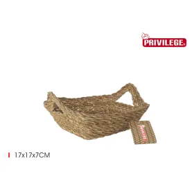 Контейнер для хранения Privilege плетеный 17 x 17 x 7 cm (18 штук)