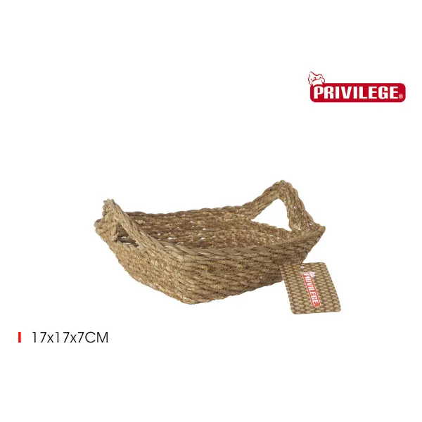 Контейнер для хранения Privilege плетеный 17 x 17 x 7 cm (18 штук)