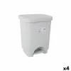 Мусорное ведро с педалью Tontarelli Idea Серый 18 L (4 штук)
