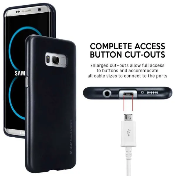 Mercury I-Jelly - Case for Samsung Galaxy S8+ (Black)