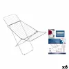 Sulenkiama skalbinių džiovyklė 18 m Confortime Hibisco Sidabras Metalinis 180 x 55 x 109 cm (6 vnt.)
