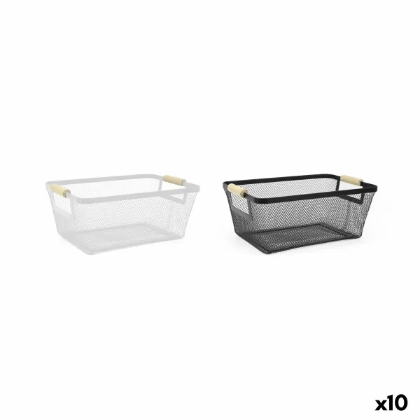 Monikäyttöinen kori Confortime Metalli 33,2 x 22,6 x 13,5 cm (10 osaa)