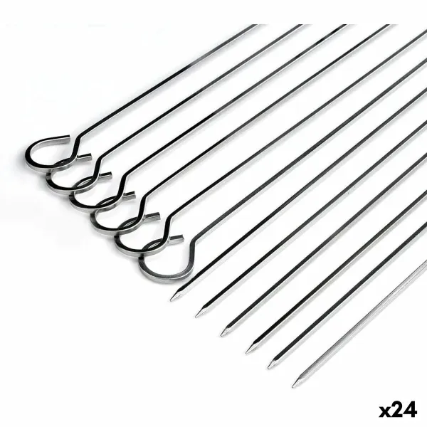 Grillivarrassetti Algon Metalli 27 cm 6 Kappaletta (24 osaa)