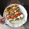 Barbecue Skewer Set Algon Metal 25 cm 12 Pieces (24 Units)