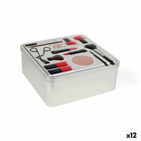 Универсальная коробка Confortime Make-Up Металл 19,7 x 19,7 x 8 cm (12 штук)