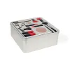 Универсальная коробка Confortime Make-Up Металл 19,7 x 19,7 x 8 cm (12 штук)