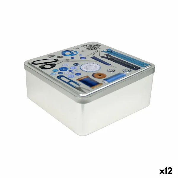 Универсальная коробка Confortime Tailor Металл 19,7 x 19,7 x 8 cm (12 штук)