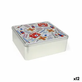 Универсальная коробка Confortime Nurse Металл 23,7 x 22,2 x 8,9 cm (12 штук)
