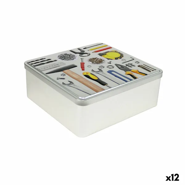 Универсальная коробка Confortime Tools Металл 23,7 x 22,2 x 8,9 cm (12 штук)