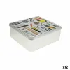 Универсальная коробка Confortime Tools Металл 23,7 x 22,2 x 8,9 cm (12 штук)