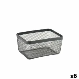 Универсальная корзина Confortime Чёрный Металл 30,5 x 23 x 15,2 cm (8 штук)