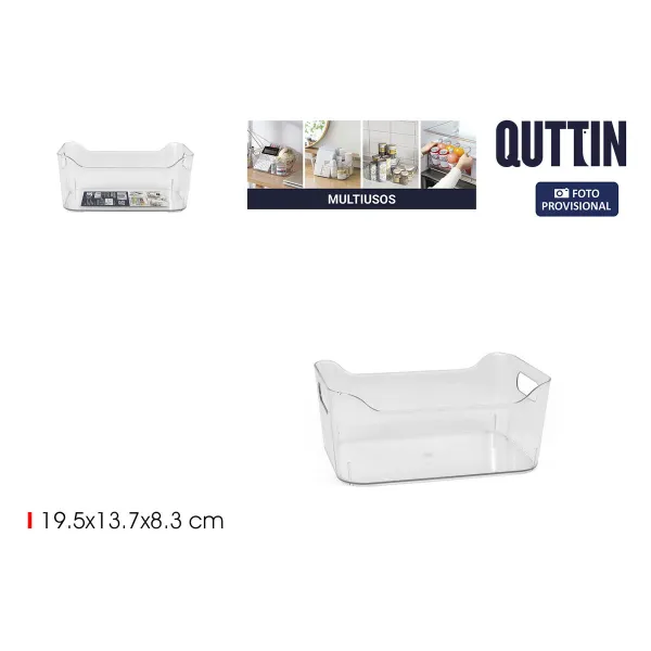 Säilytyslaatikko kannella Quttin 19,5 x 13,7 x 8,3 cm (24 osaa)