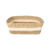 Storage Box Privilege wicker Squared 22 x 22 x 8 cm (12 Units)
