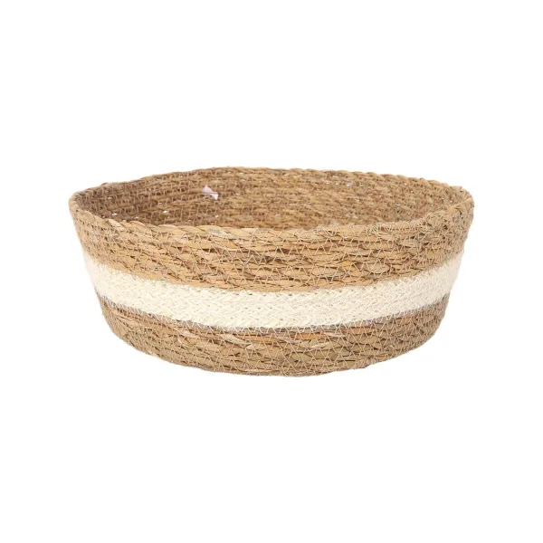 Storage Box Privilege Privilege wicker Circular Ø 27 x 9 cm (8 Units)