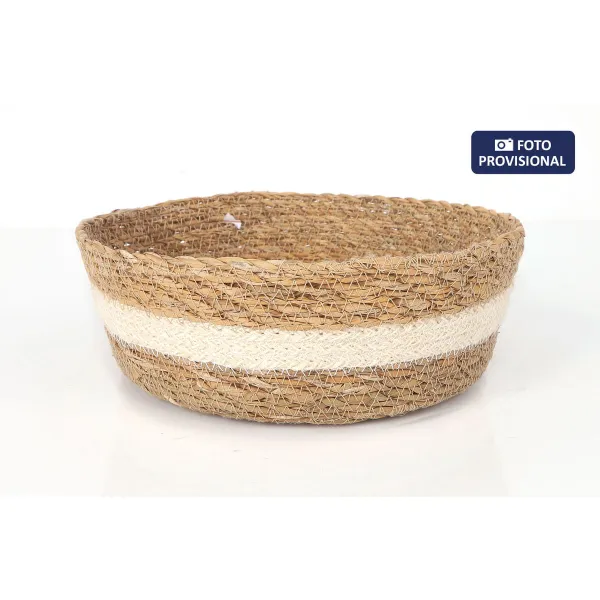 Säilytyslaatikko kannella Privilege Privilege korihuonekalut Pyöreä Ø 27 x 9 cm (8 osaa)
