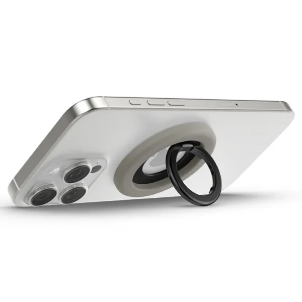 Spigen Nano Pop MagSafe Phone Ring - Finger holder with stand function (Truffle Grey)
