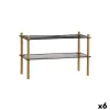 Полка MobleKit Металл Бамбук 63 x 26 x 39 cm (6 штук)