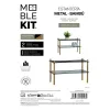 Полка MobleKit Металл Бамбук 63 x 26 x 39 cm (6 штук)
