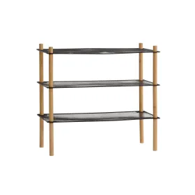 Shelves MobleKit Metal Bamboo 63 x 26 x 57 cm (4 Units)