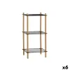 Lentyna MobleKit Metalinis Bambukas 35 x 30 x 71 cm (6 vnt.)