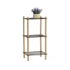 Lentyna MobleKit Metalinis Bambukas 35 x 30 x 71 cm (6 vnt.)