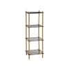 Lentyna MobleKit Metalinis Bambukas 35 x 30 x 100 cm (4 vnt.)